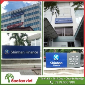 Ngân hàng Shinhan - Công Ty TNHH Quảng Cáo Sao Tân Việt